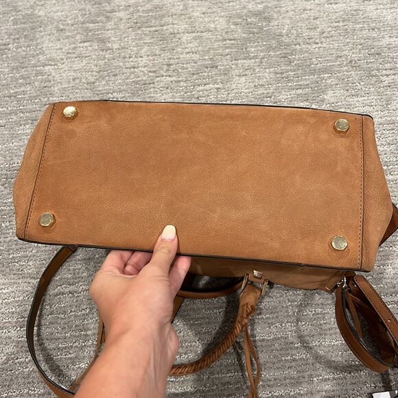 Rebecca Minkoff FS Tan Regan Satchel Tote in Almond - Picture 2 of 16